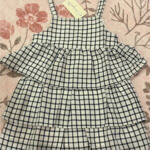 Checkered Kids Casual Dress